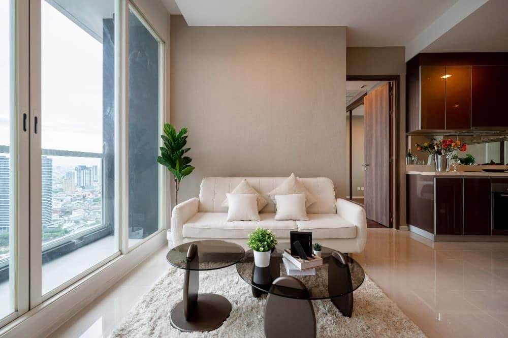 For SaleCondoSathorn, Narathiwat : For sale, luxury condo Menam Residences, 3 bedrooms, high floor, Chao Phraya River view, newly renovated, fully furnished, near BTS Saphan Taksin, near Asiatique