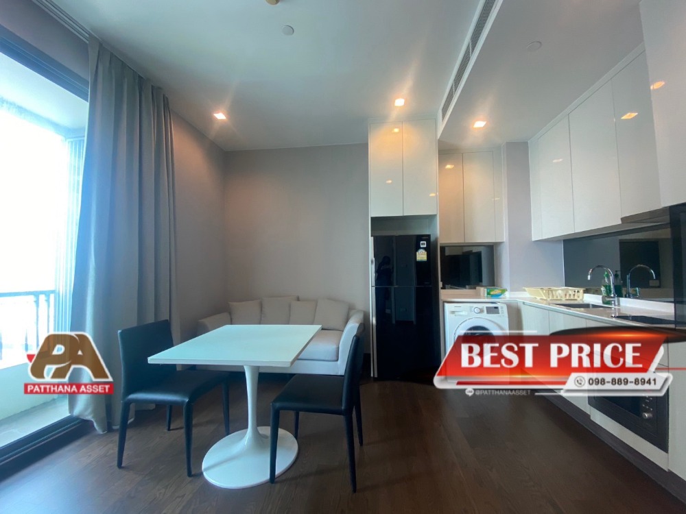 For RentCondoRama9, Petchburi, RCA : ✨𝐿𝑢𝑥𝑢𝑟𝑦 𝑟𝑜𝑜𝑚 𝑓𝑜𝑟 𝑅𝑒𝑛𝑡 @ 𝐐 𝐀𝐬𝐨𝐤𝐞 | 1 Bedroom High-Floor Close to MRT Petchaburi