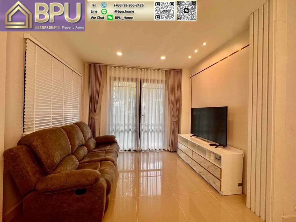 For RentHouseSamut Prakan,Samrong : **Small Dog and Cat friendly 3 Bedrooms Detached House for Rent ** Grande Pleno Sukhumvit Bangna