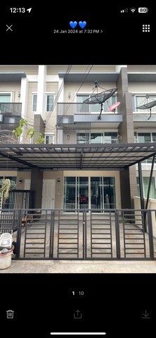 For RentTownhousePattanakan, Srinakarin : RTJ1878 3-storey townhouse for rent, Bangkapi, Huamark, Ramkhamhaeng, Town Avenue Rama 9, Krungthep Kreetha 7