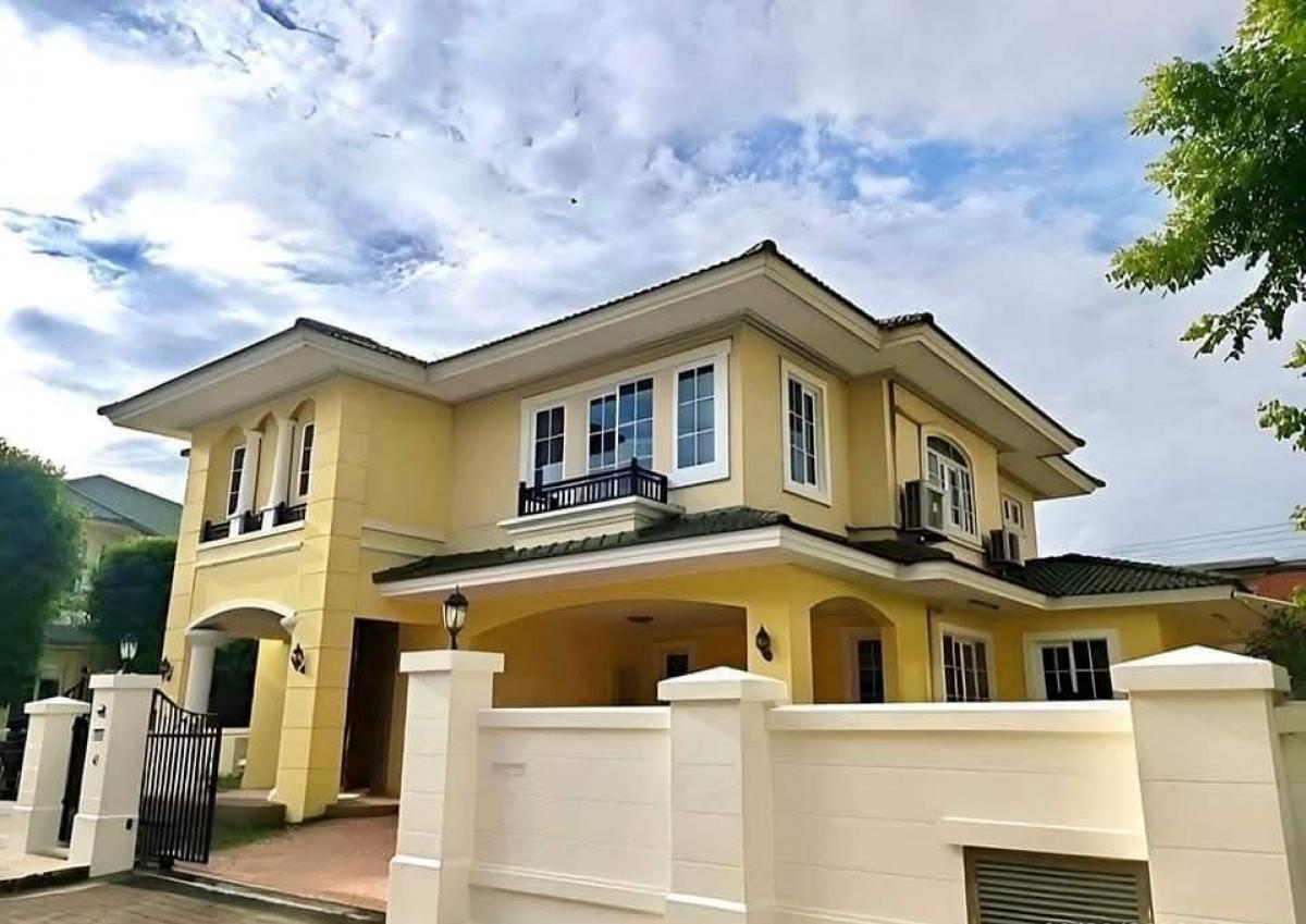 For SaleHouseLadkrabang, Suwannaphum Airport : WW24242 For sale #Sample house, Two Grand Monaco Village, Bangna-Wongwaen, Kanchanaphisek parallel road, Prawet #Near Mega Bangna #Bangna area