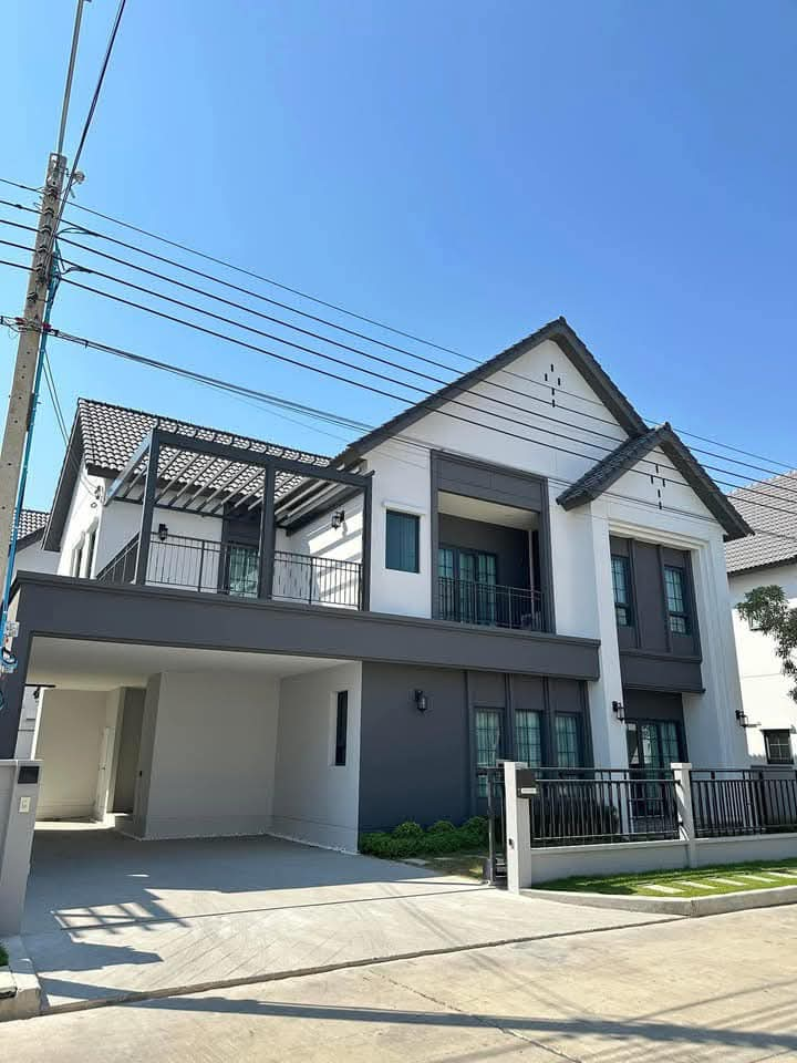 For RentHouseBangna, Bearing, Lasalle : 💥For rent 160,000 baht, single house, Centro Bangna project (Phase 2), new house for rent, never occupied