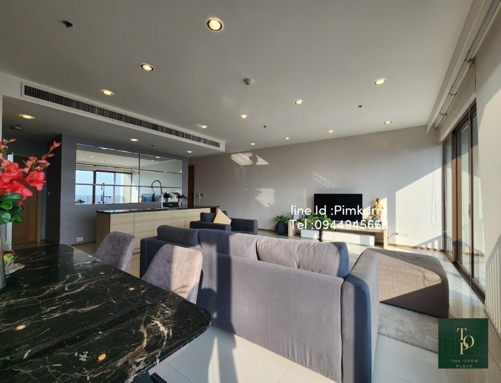 For RentCondoSukhumvit, Asoke, Thonglor : The Emporio Place <<3 Bedrooms For Rent>> 📍Location: Sukhumvit 24 (Has Shuttle Service BTS Phrom Phong) :Fully Furnished