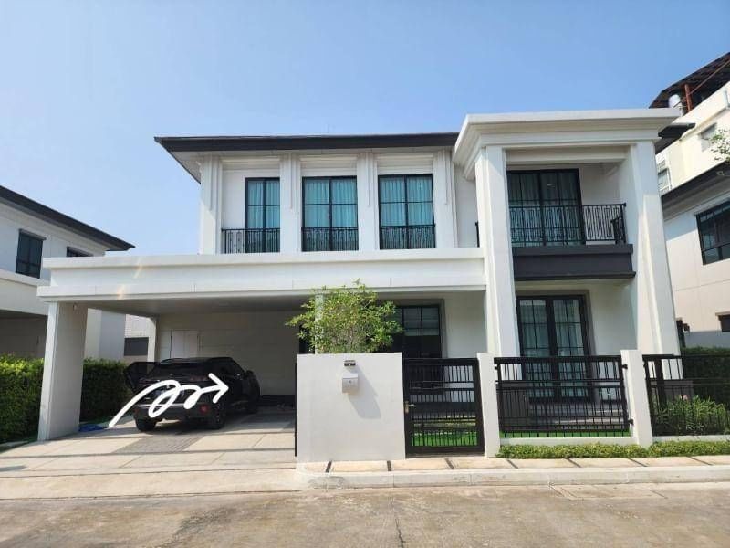 For SaleHouseLadkrabang, Suwannaphum Airport : For sale with tenant, single house, Setthasiri Bangna-Suvarnabhumi, size 63 sq m, 4 bedrooms, fully furnished, receive full rent Ready to receive money immediately