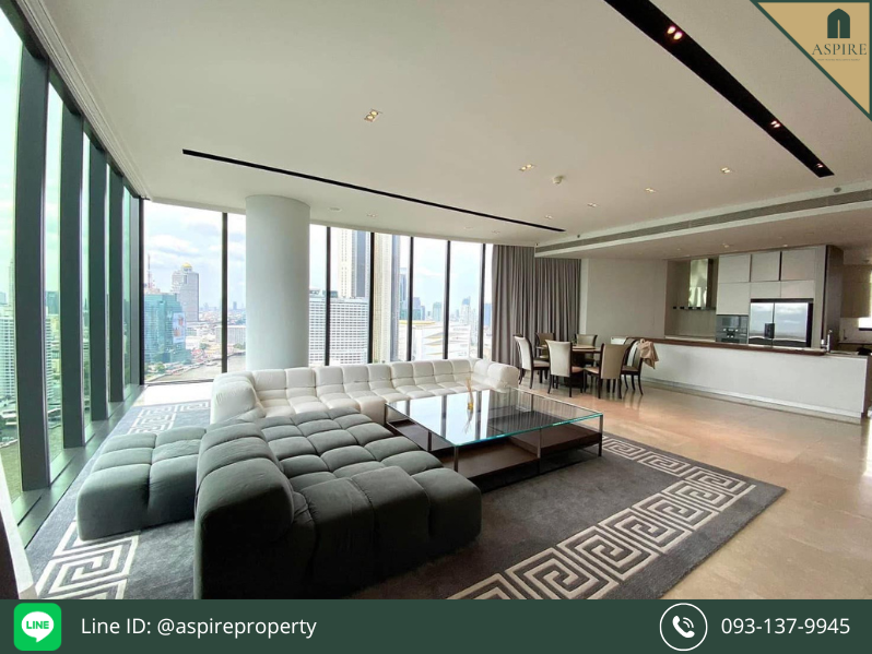 For RentCondoWongwianyai, Charoennakor : [For Rent] Banyan Tree Residence Riverside Bangkok, High floor, River view