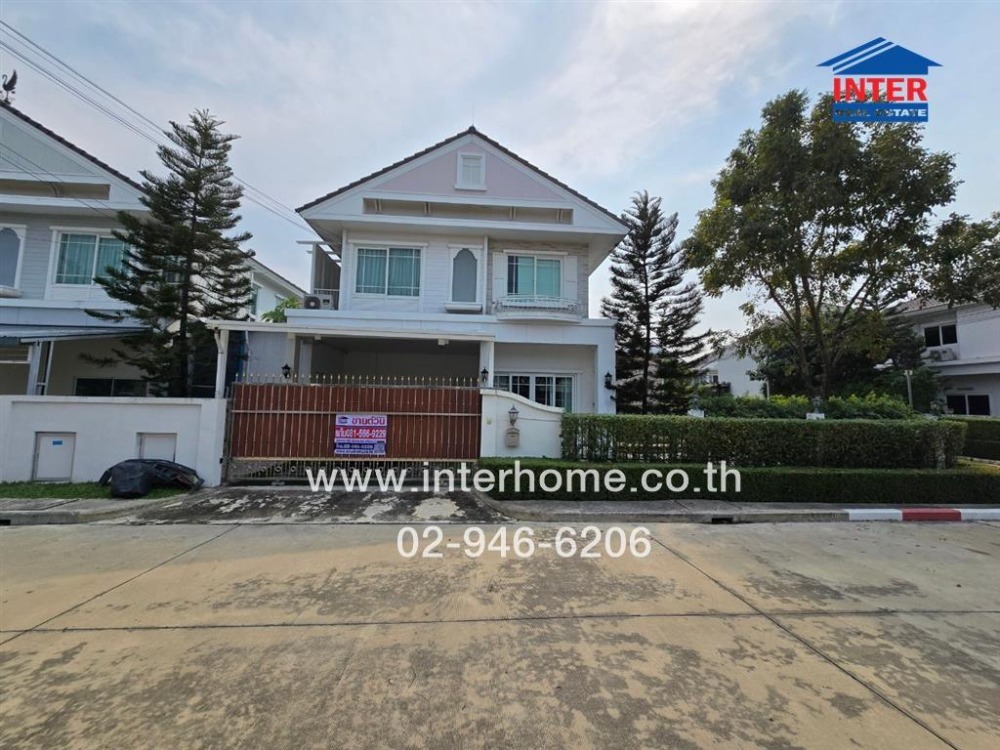 For SaleHouseNawamin, Ramindra : 2-storey detached house, 70 sq m., Perfect Place Village, Ram Intra - Ring Road, Soi Kanchanaphisek 5, Kanchanaphisek Road, Khlong Song Road, Khlong Sam Wa District, Bangkok