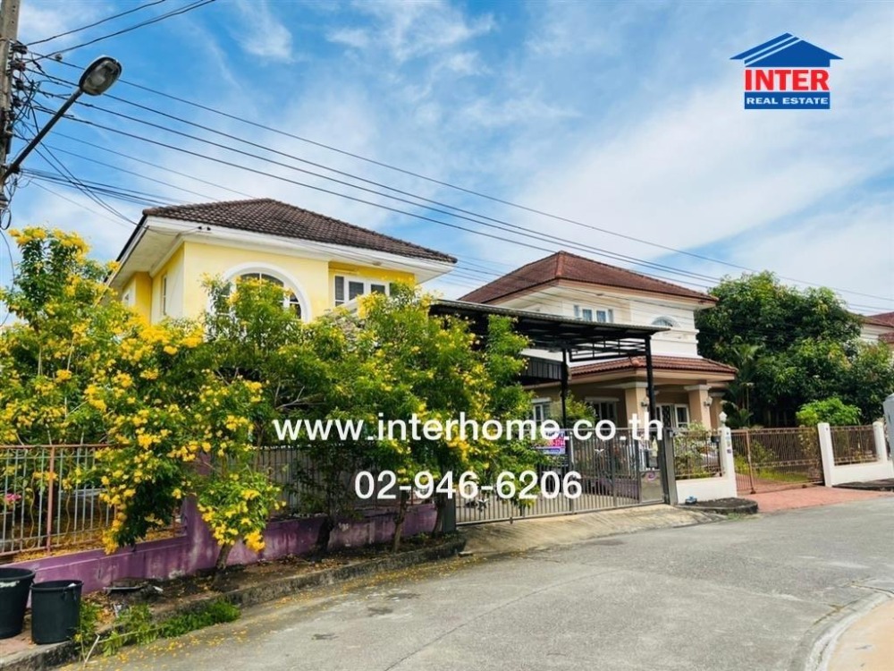 For SaleHouseNawamin, Ramindra : 2 storey detached house, 63 sq.w., Nantawan Sukhaphiban 5, Soi Sukhaphiban 5 Between Soi 28-30 Sukhaphiban 5 Road, Ram Inthra Road, Sai Mai District, Bangkok