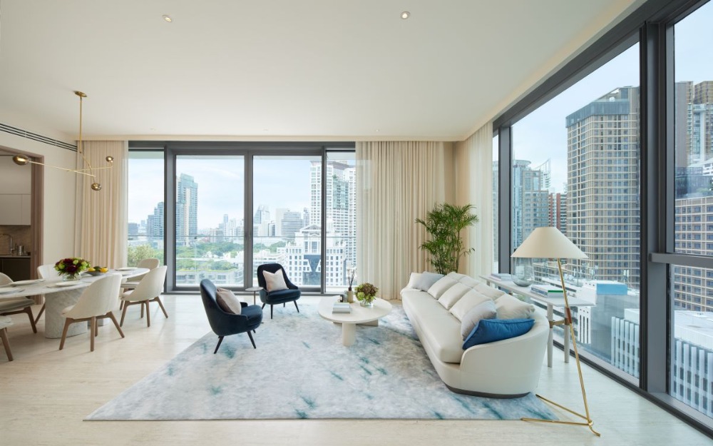 For SaleCondoWitthayu, Chidlom, Langsuan, Ploenchit : Ultra Luxury Condominium with modern decoration in heart of Chidlom