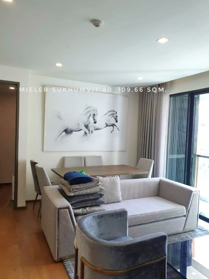 For SaleCondoSukhumvit, Asoke, Thonglor : 3 -bedroom luxury condo for sale, including Mieler Sukhumvit 40: Mee Lower Sukhumvit 40 109.66 sqm. Near Ekkamai Thonglor Rama 4