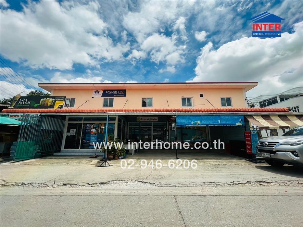 For SaleLandMin Buri, Romklao : Land+rental room 370 sq.w. Land+rental room Soi Ram Inthra 117 Intersection 16, Ram Inthra Road, Hathairat Road, Min Buri District, Bangkok