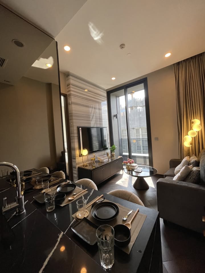 For RentCondoSukhumvit, Asoke, Thonglor : Luxury 1 bedrooms for rent 38 sqm., BTS Thonglor 0 meters.