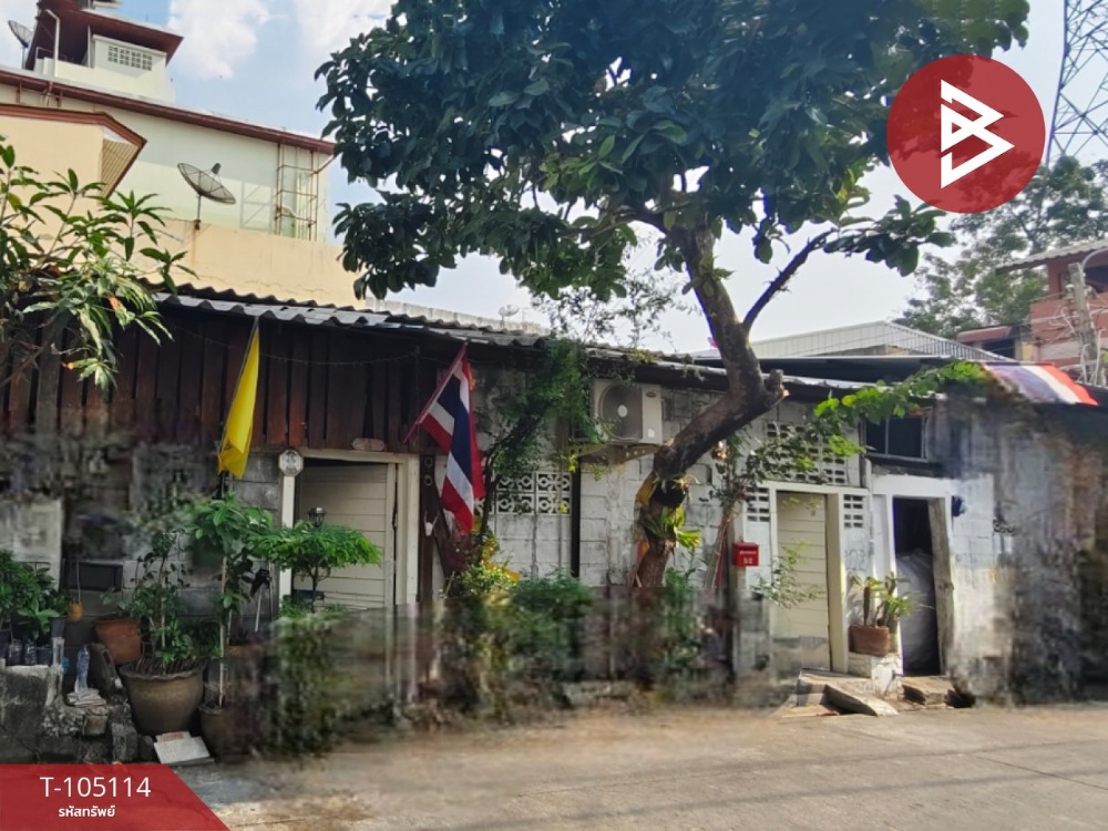 For SaleHouseRatchadapisek, Huaikwang, Suttisan : House for sale Soi Kiatchai 2, area 49 sq.wah, Huai Khwang, Bangkok