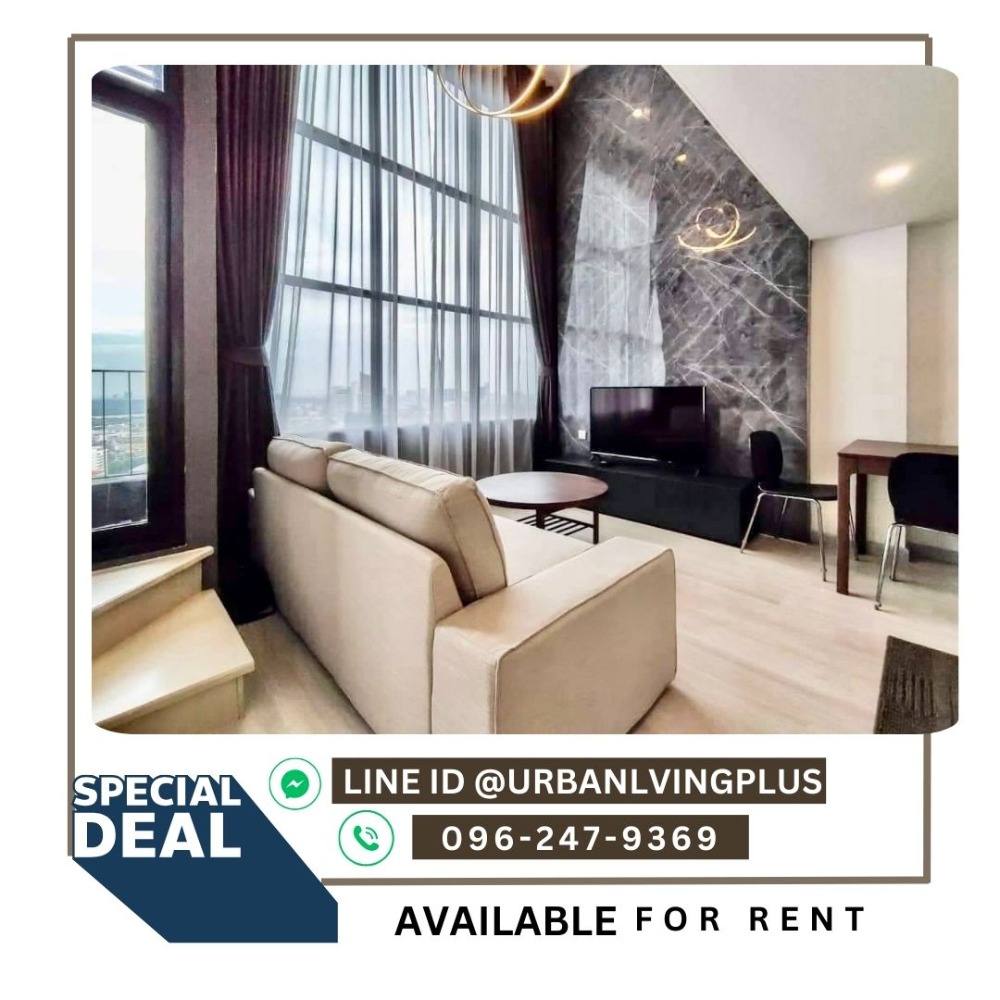 For RentCondoSathorn, Narathiwat : ( U20250214200 ) Tel/Line 096-2479369 / For Rent Knightsbridge Prime Sathorn 1 Bedroom 1 Bathroom, 37 Sq.M. Special price 💥💥