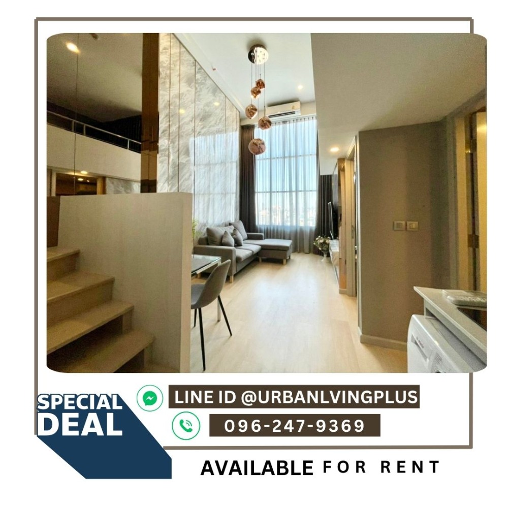 For RentCondoSathorn, Narathiwat : ( U20250214300 ) Tel/Line 096-2479369 / For Rent Knightsbridge Prime Sathorn 1 Bedroom 1 Bathroom, 44 Sq.M. Special price 💥💥