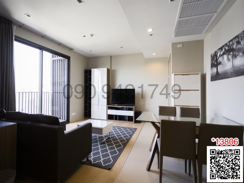 For RentCondoSukhumvit, Asoke, Thonglor : Condo rental HQTHONGLOR BY SANSIRI 2 bedrooms, 33, near BTS Thonglor