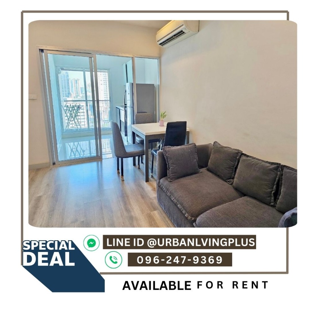 For RentCondoSathorn, Narathiwat : ( U20250213300 ) Tel/Line 096-2479369 / FOR RENT Centric Sathorn St.louis // 1 BEDROOM 1 BATHROOM 37 SQ.M. RARE ITEM