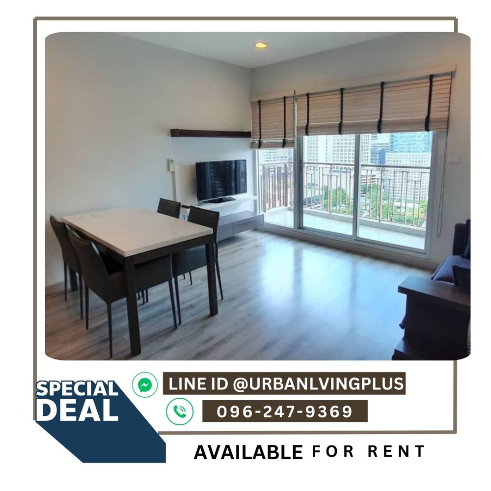 For RentCondoSathorn, Narathiwat : ( U20250211200 ) Tel/Line 096-2479369 FOR RENT Centric Sathorn St.louis Condo  / 2 bedroom, 2 bathroom, Corner room, furnished, Special Deal!!