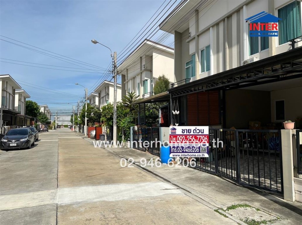 For SaleTownhousePhutthamonthon, Salaya : 2 -story townhouse, 28.7 sq.w., Gusto Village Petchkasem-Thawi Watthana Soi Thawi Watthana 9, Petchkasem Road, Thawi Watthana Road, Thawi Watthana District, Bangkok