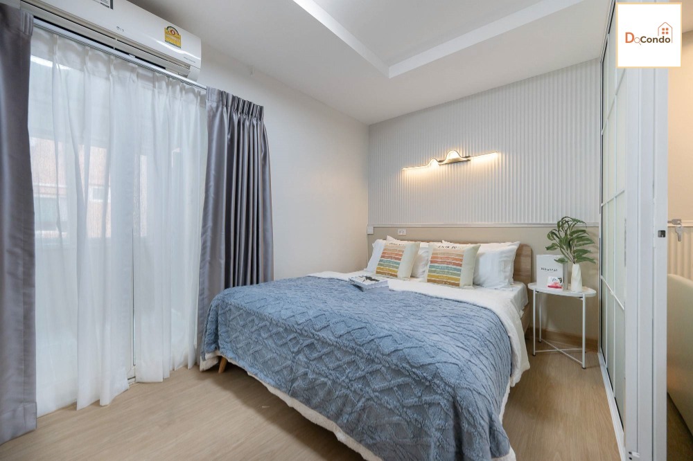 For SaleCondoRatchadapisek, Huaikwang, Suttisan : Happy Condo, Ratchada 18, 1 bedroom, beautifully decorated with Near the electric train _DO606