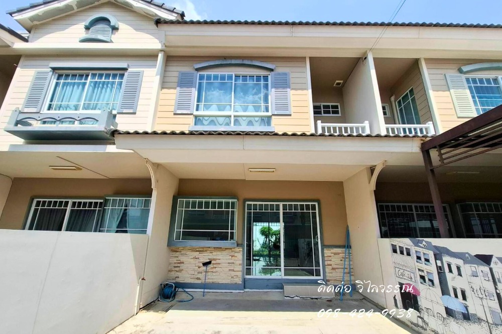 For RentTownhouseNonthaburi, Bang Yai, Bangbuathong : Rental of Indie, Bang Yai, Soi Kaew In Townhome 24 square meters, the back of the house has an area of ​​4 m. Near Central Westgate, Bang Yai Market