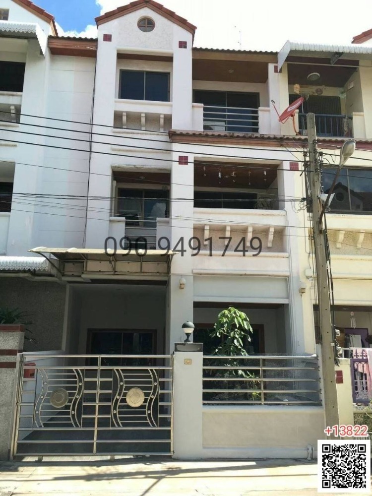 For RentTownhouseRathburana, Suksawat : Rent a 3 -story townhouse, Chon Phruek Place Village, Soi Taksin 41, near Central Rama 2