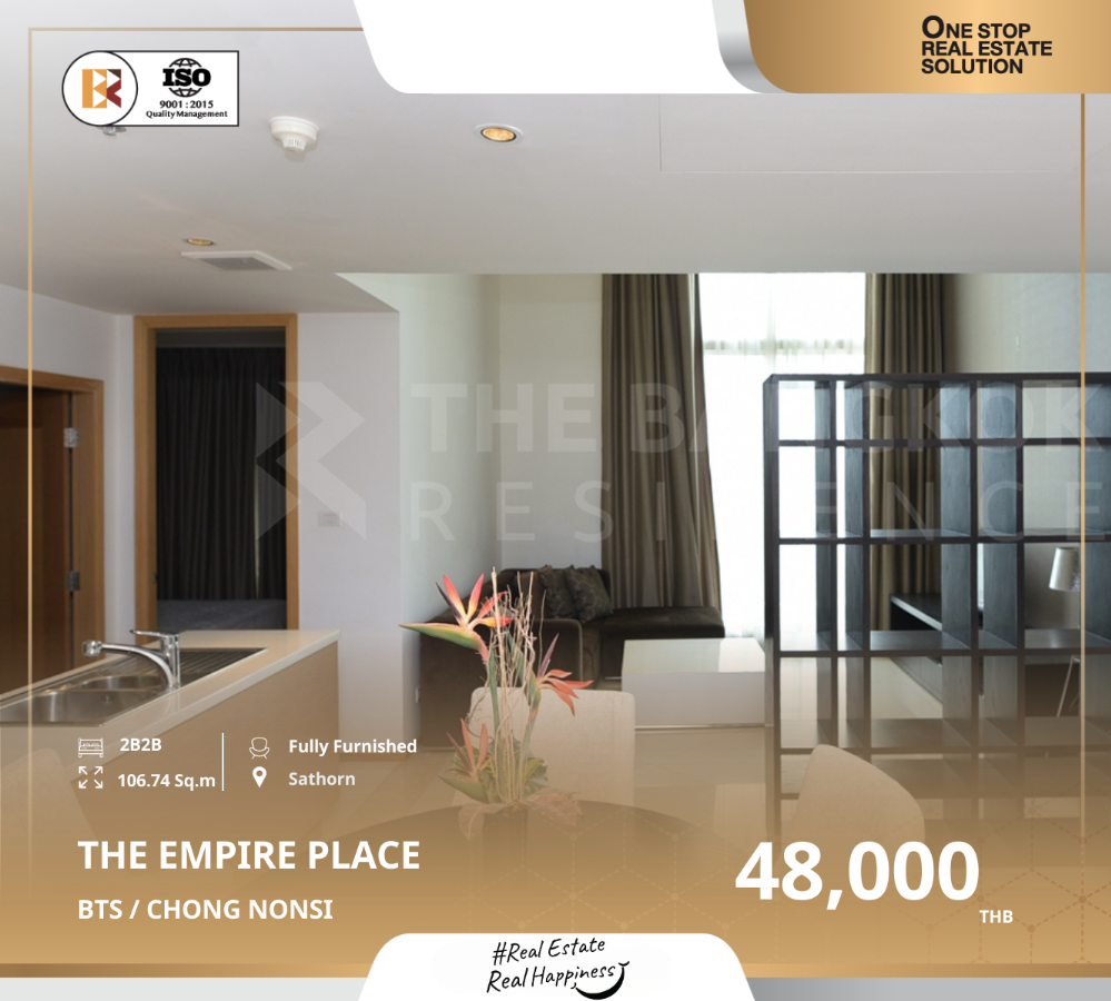 For RentCondoSathorn, Narathiwat : the empire place, spacious unit, near bts chong nonsi