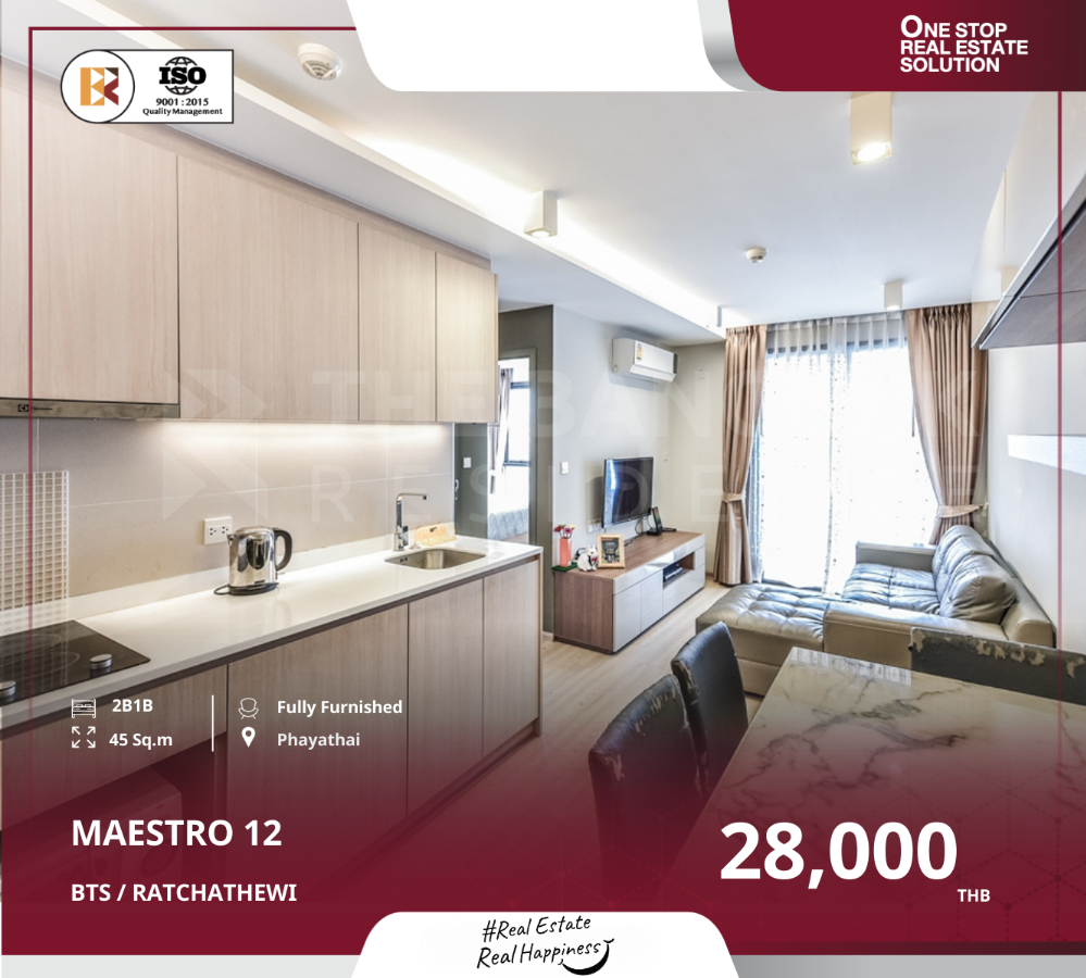 For RentCondoRatchathewi,Phayathai : maestro 12, beautiful unit, pet-friendly, near bts ratchathewi