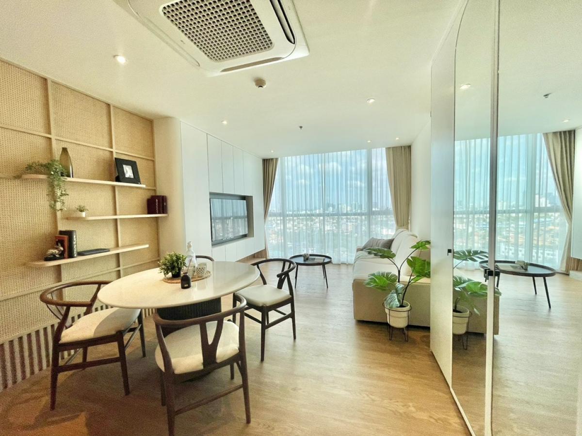 ให้เช่าคอนโดอ่อนนุช อุดมสุข : ❤️‍🔥Beautiful new 2 bedroom for rent ‼️Le Luk condominium ❤️‍🔥150 M to BTS🚝Phra Khanong