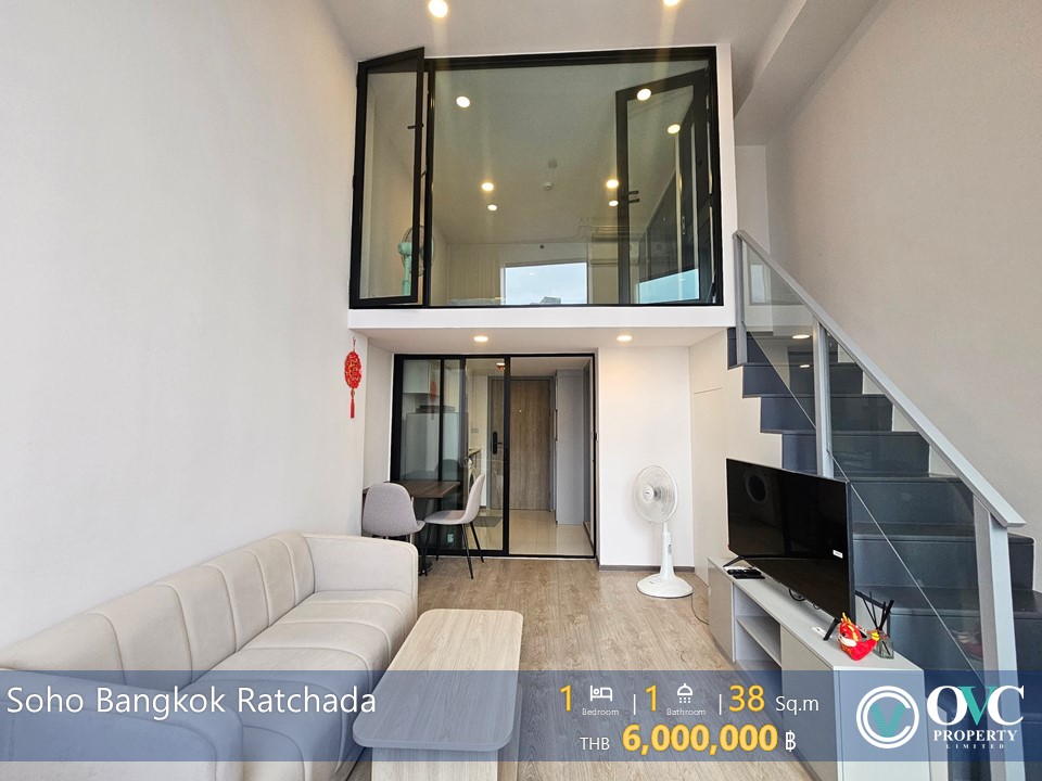 For SaleCondoRatchadapisek, Huaikwang, Suttisan : Ready to Sell &Rent @Soho Bangkok Ratchada