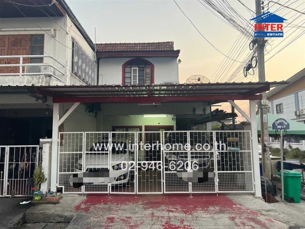 For SaleTownhouseNonthaburi, Bang Yai, Bangbuathong : 2 -story townhouse, 30 sq.w., Bua Thong Land Village Kanchanaphisek Road Bang Kruai-Sai Noi Road, Bang Bua Thong, Nonthaburi