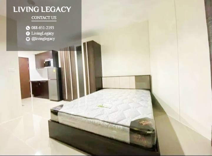 For RentCondoPattanakan, Srinakarin : LTQX8VM1 Condo for Rent Asakan Place Srinakarindra 22 sq.m., 7th floor, Line ID: @livingLegacy