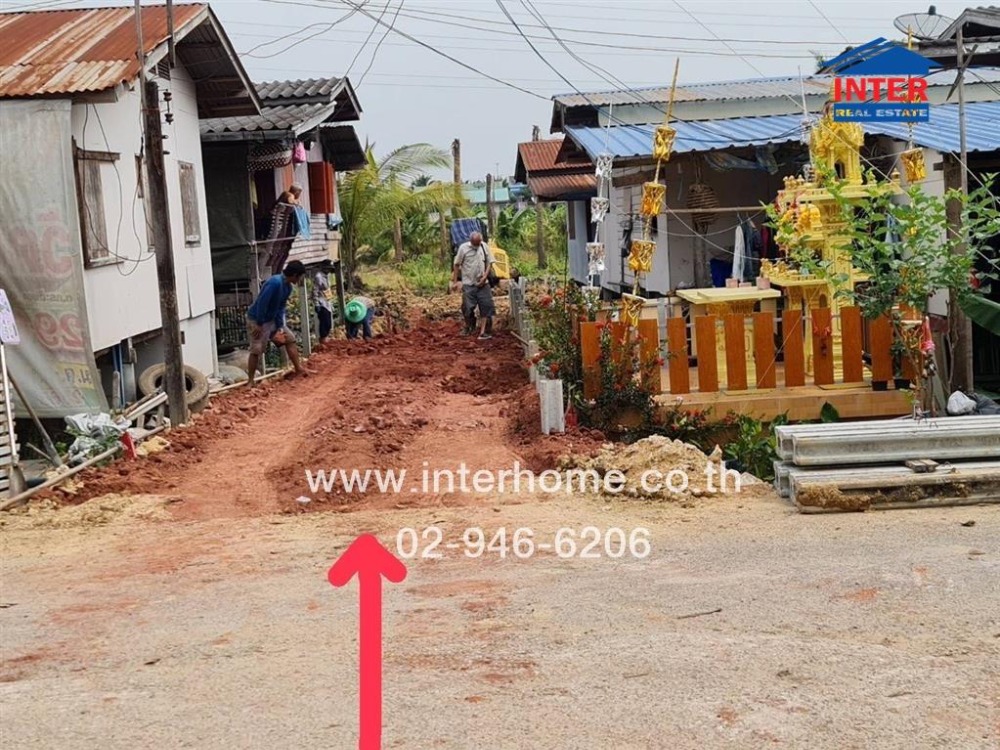 For SaleLandRatchaburi : Empty land 7 rai 273 sq.w. Land near the Tong Heng Shrine, Petchkasem Road, Highway 325 Bang Phae - Samut Songkhram Damnoen Saduak Ratchaburi