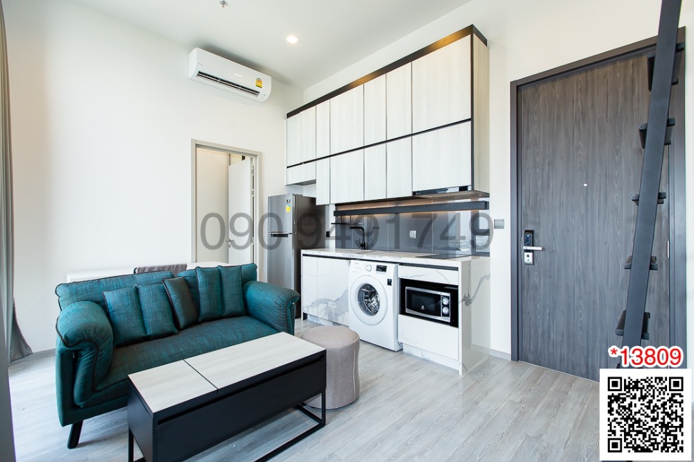 For RentCondoOnnut, Udomsuk : Condo for rent The Line Sukhumvit 101, size 33 sqm., 23rd floor, near BTS Punnawithi 250 meters.