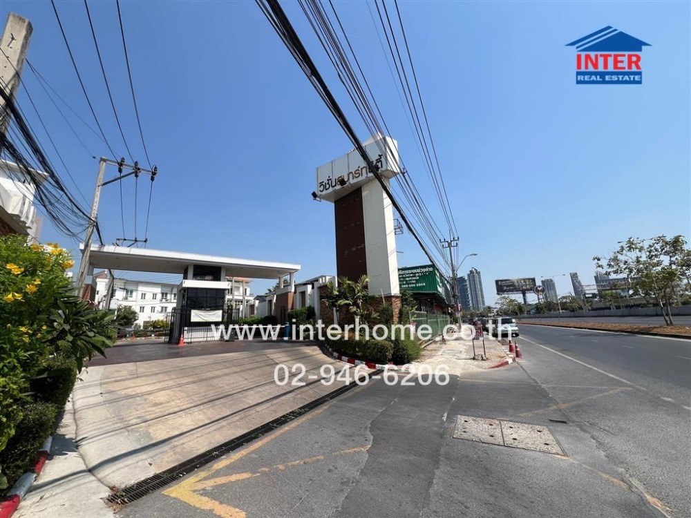 For SaleTownhouseBang Sue, Wong Sawang, Tao Pun : 3-story townhome, 25 sq.w. Village Village, City Wongsawang-Tiwanon Near the Ministry of Public Health, Soi 1, Rama 5 Road, Nakhon In Road, Mueang Nonthaburi, Nonthaburi