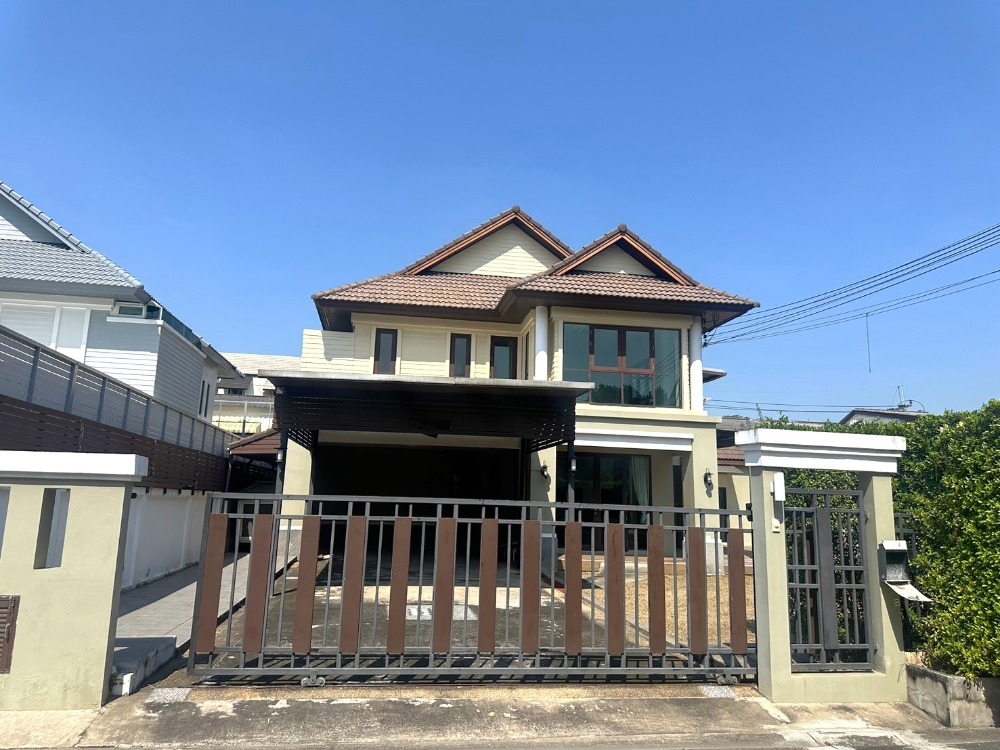 For SaleHouseKaset Nawamin,Ladplakao : House for sale in Areeya Suan 1 ✨ Large area 120 sq.w. ✨ Kaset-Nawamin ✨ Usable area 300+ sq.m. I contact 090-592-9751