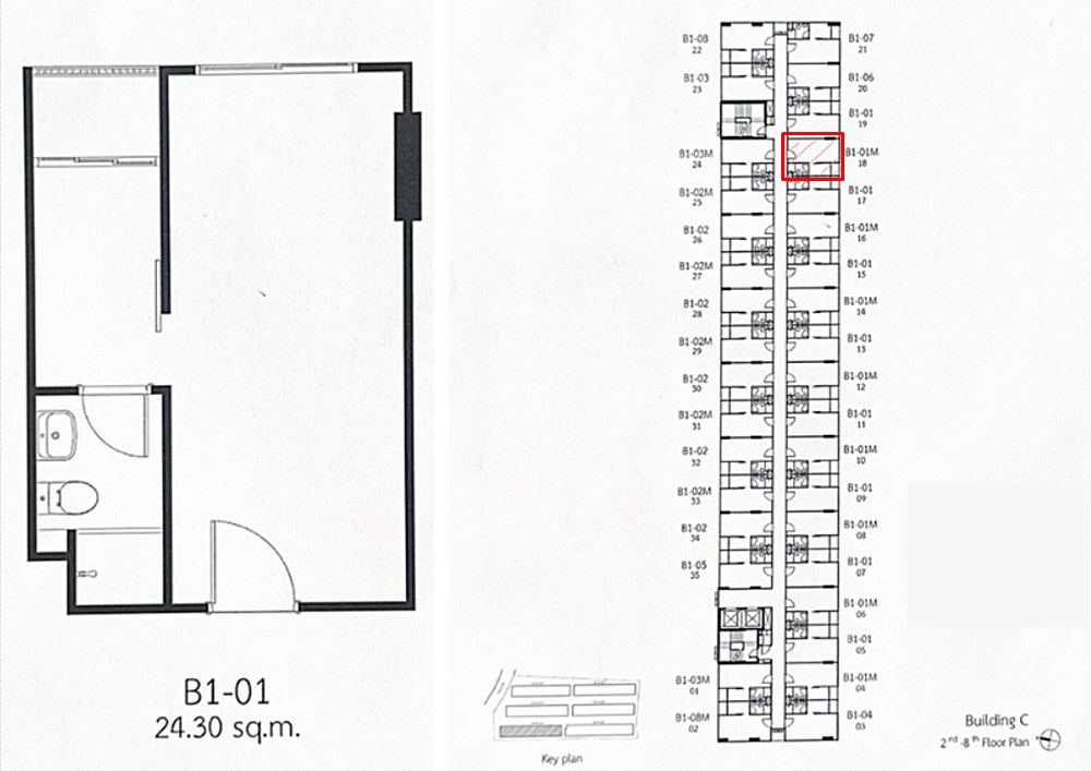 For SaleCondoBang kae, Phetkasem : Call : 099-269-6659 For Sale New Condo The Origin Bangkae @MRT Bangkae, 24.30 sq.m 1 Bedroom 5th floor Facing South, Tower C