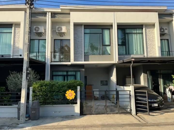 For RentTownhomeNawamin, Ramindra : #2-story townhome rental, 3 bedrooms, 2 bathrooms, Pleino Phahon-Watcharapol 2, beautiful house, ready to stay, rent 18,000 baht/month 🌟 Near the BTS BTS station