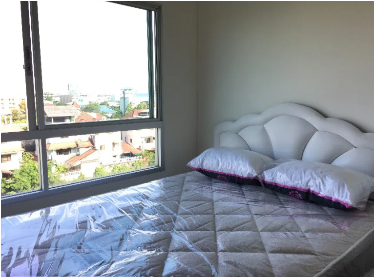 For SaleCondoPattanakan, Srinakarin : Lumphini Ville Onnut Condo Sell-Phatthanakan Cheaper than rent With furniture & amp; Electrical appliances, 6th floor, SM989)