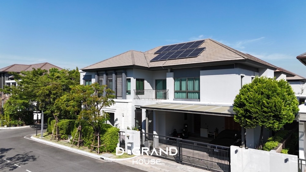 For SaleHouseSamut Prakan,Samrong : Urgent sale Grand Bangkok Boulevard Srinakarin, a luxury house next to Srinakarin BTS just 100 meters! Luxury style, classic style, beautiful, perfect The owner takes good care.