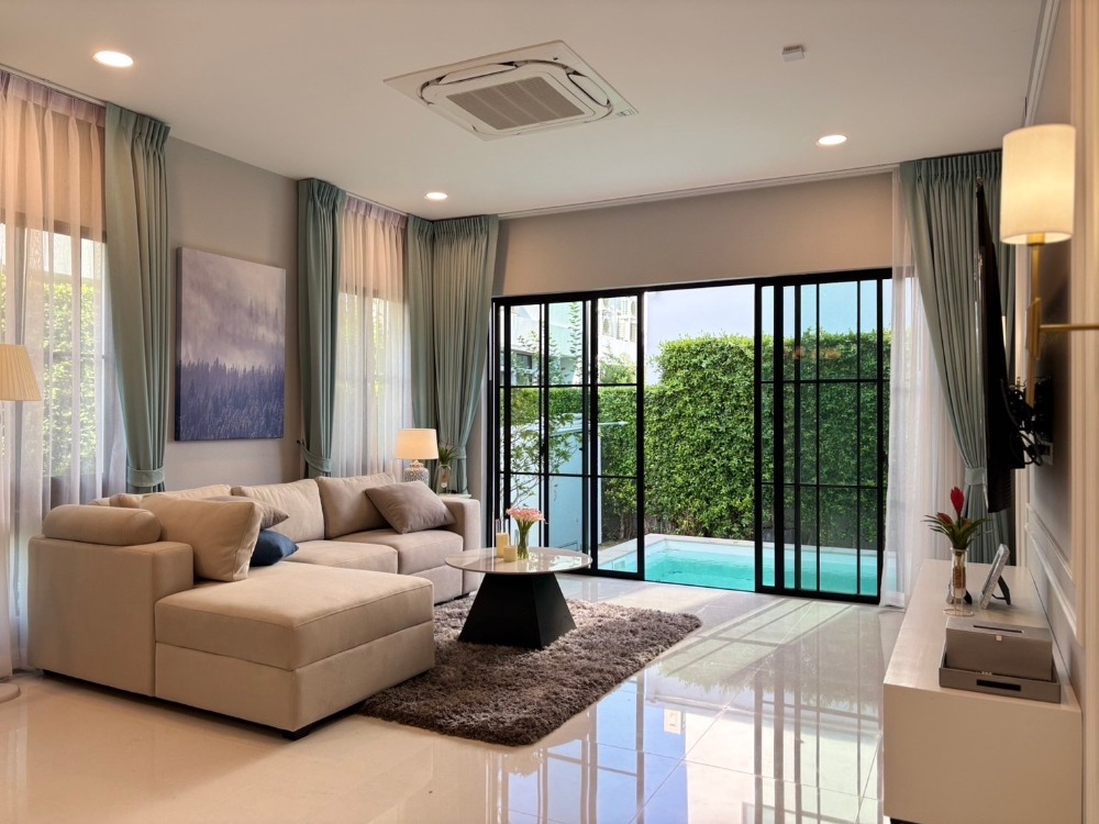 ให้เช่าบ้านพัฒนาการ ศรีนครินทร์ : Rental! House Fully furnished with 4 bedrooms in Rama 9 I NANTAWAN Rama 9