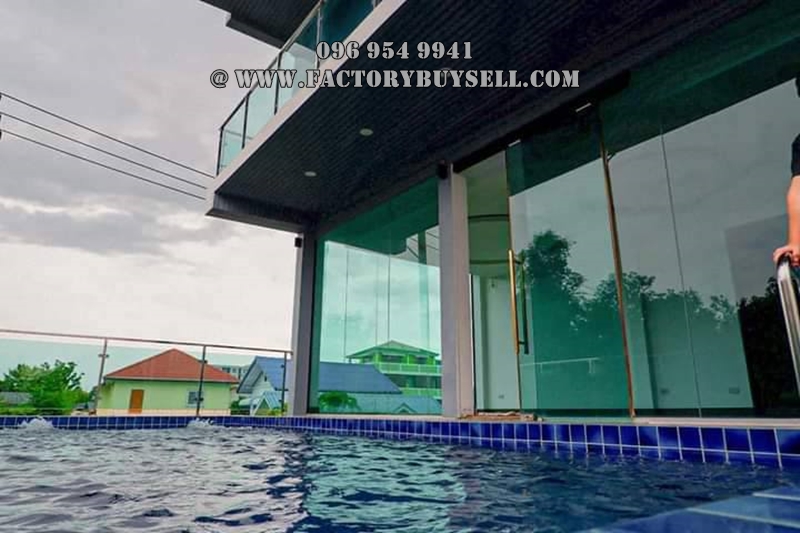 For SaleHouseKasetsart, Ratchayothin : 3-storey detached house for sale in Lat Phrao-Wang Hin has a swimming pool behind 51 sq.m.