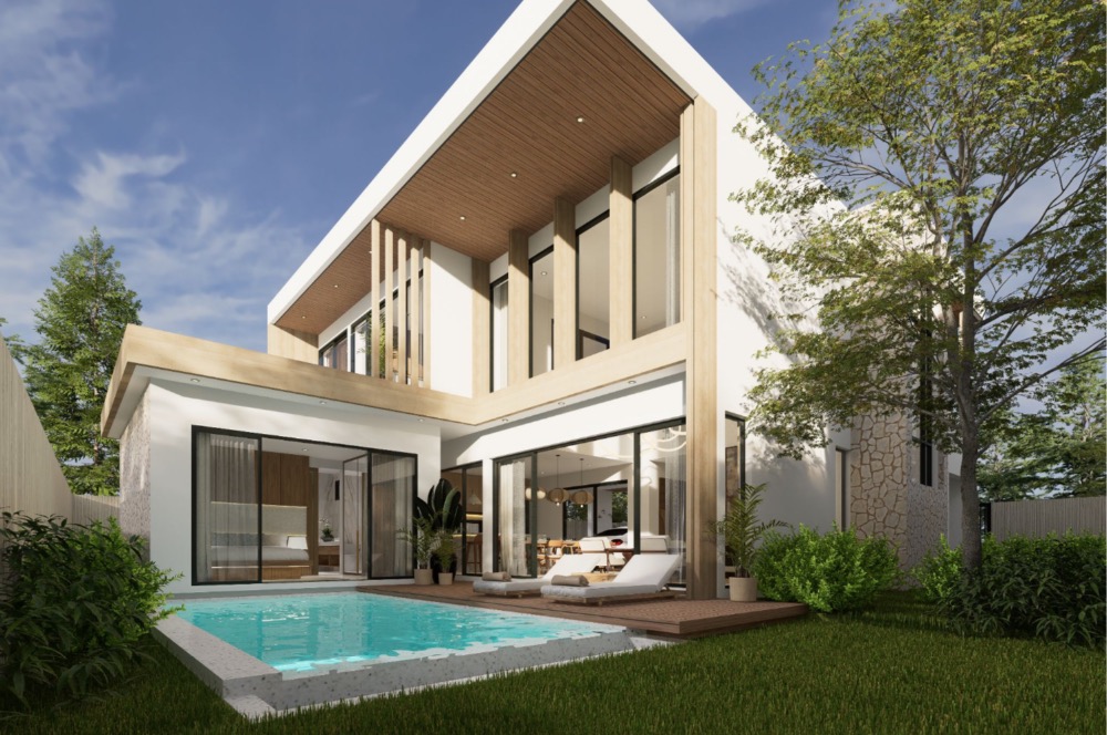 ขายบ้านภูเก็ต : Luxury Pool Villa สร้างใหม่ไกล้หาดในทอน ภูเก็ต แค่ 5 นาที