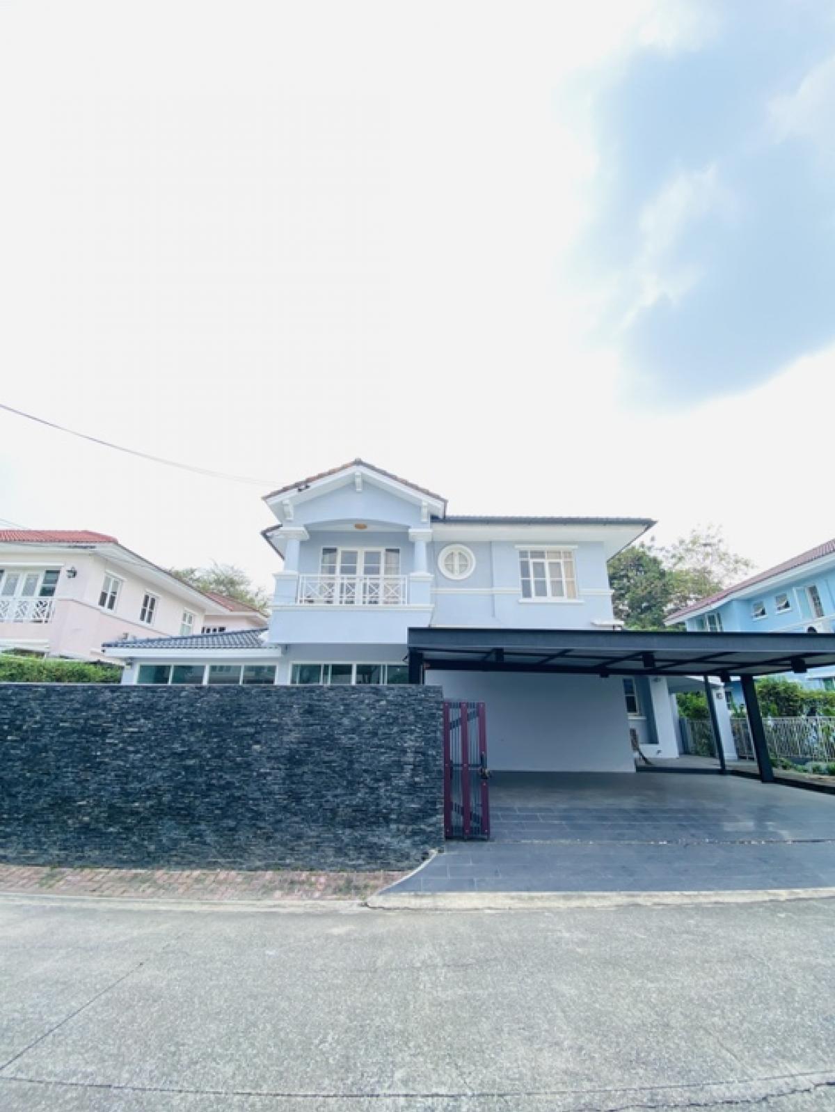 For SaleHouseKasetsart, Ratchayothin : 2 storey detached house for sale, Nantawan Watcharapol Village | 91 Sq. 220 sqm.