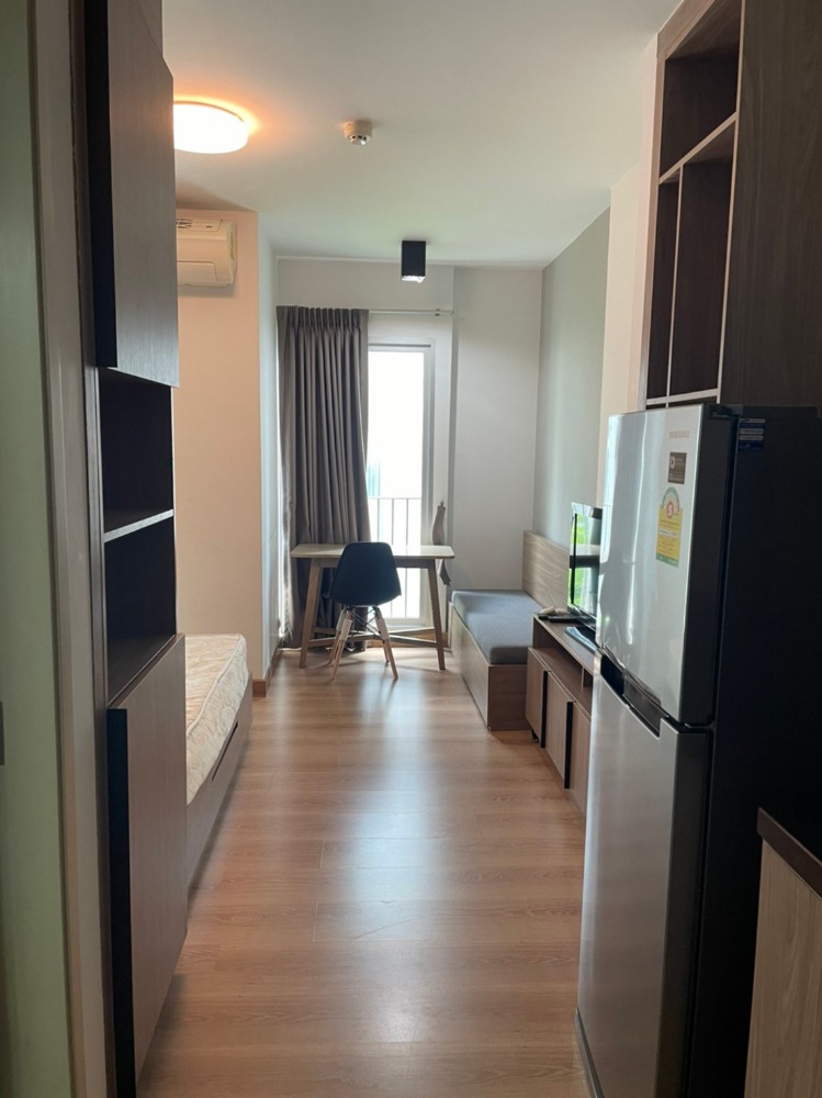 For RentCondoKasetsart, Ratchayothin : 🍀📢 For rent & gt; & gt; Condo ✧ Chapter One The Campus Kaset ✧ Near Kasetsart University BTS Senanikhom, Studio room, Size 23 sq.m. Electric appliances 📞 Interested, contact 094-847-5707