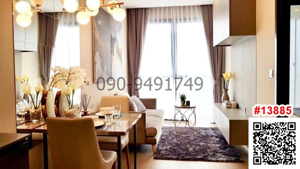 For RentCondoSukhumvit, Asoke, Thonglor : Ashton Asoke condo rental, corner room near MRT Sukhumvit 20 m.