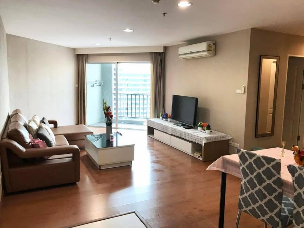 For RentCondoRama9, Petchburi, RCA : Belle Grand Rama 9 Building D Condo Rental, 21 Floor, City View, Size 70.00 sq.m., price 35,000 baht