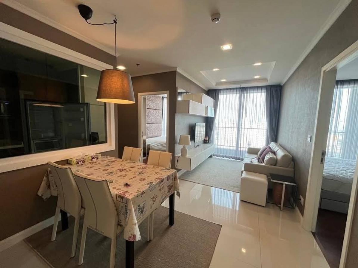 For RentCondoSamut Prakan,Samrong : 🏙️ For Rent! Corner Unit 2-Bedroom Condo with Unblocked View | Next to BTS Samrong 🏡✨