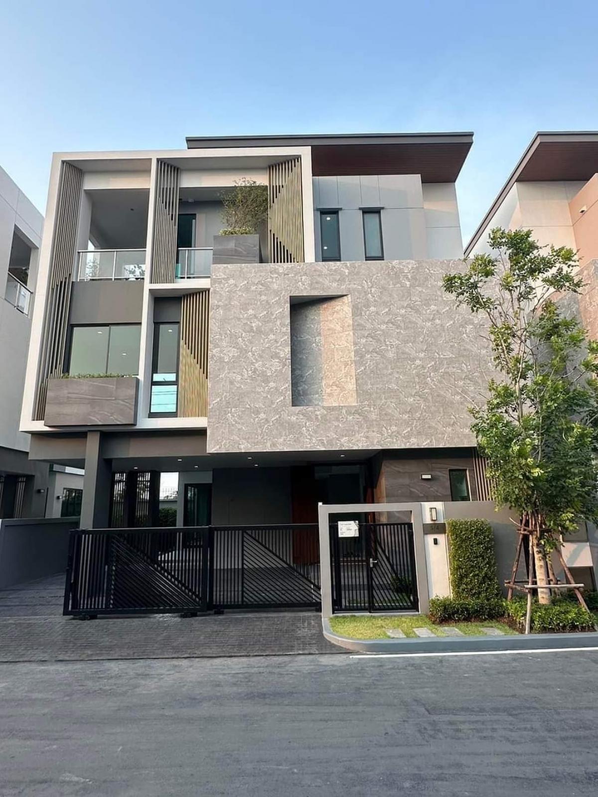 For RentHousePattanakan, Srinakarin : 🌜⭐️🌛Modern  Luxury  House  The Gentry Cultivar Rama 9 For Rent