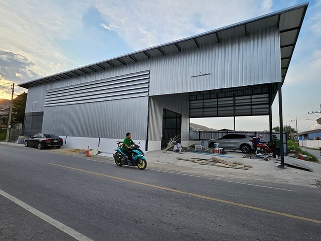 For RentWarehousePhutthamonthon, Salaya : RK607 for rent, new warehouse, 100 square meters, 420 square meters, 2 offices, air conditioners 2 Phutthamonthon Sai 4