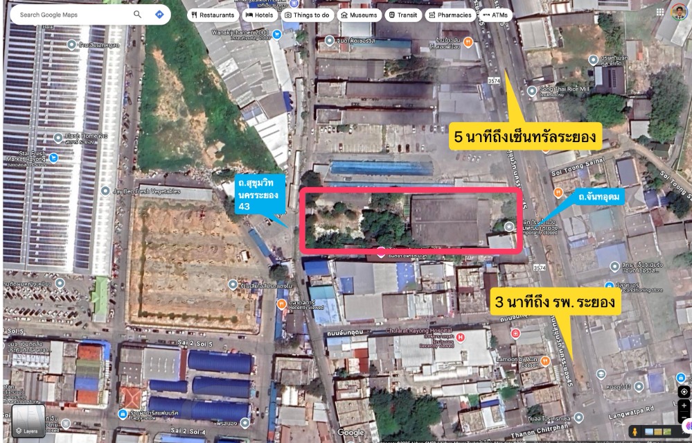 For RentFactoryRayong : Renting multi -purpose space With roofs and buildings There is a factory license in the center of the city.